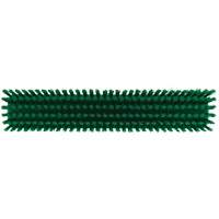 Push Broom Head, Fine/Stiff Bristles, 16-1/2", Polyester/Polypropylene, Green Auto-Cam