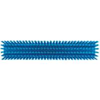 Push Broom Head, Fine/Stiff Bristles, 16-1/2", Polyester/Polypropylene, Blue Auto-Cam