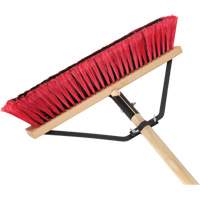 Balai-brosse &agrave; manche renforc&eacute;, 18", Moyen, Soies PVC Auto-Cam