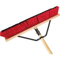 Balai-brosse &agrave; manche renforc&eacute;, 24", Moyen, Soies PVC Auto-Cam