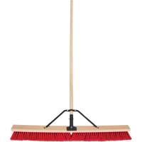 Balai-brosse &agrave; manche renforc&eacute;, 36", Moyen, Soies PVC Auto-Cam