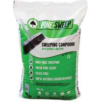 Pine Sweep Biodegradable Sweeping Compound, Bag, 44 lbs. (20 kg) Auto-Cam