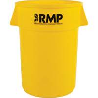 Garbage Bin, Polyethylene, 44 US gal. Auto-Cam