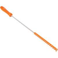 Tube Brush, Stiff Bristles, 19-7/10" Long, Orange Auto-Cam
