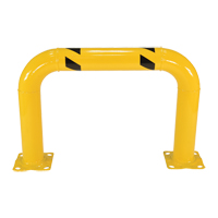 Garde-corps &agrave; profil &eacute;lev&eacute; pour machines, 3' la x 2' h, Jaune Auto-Cam