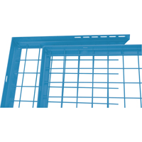 Wire Mesh Partition Components - Adjustable Filler Panels Auto-Cam