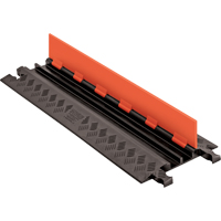 Guard Dog&reg; Low Profile Cable Protector, 2 Channels, 36" L x 11.94" W x 1.25" H Auto-Cam