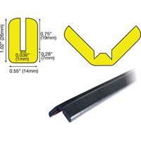 W Profile 1M Edge Protection Bumper Guard, 3.25' (0.99 m) Long Auto-Cam