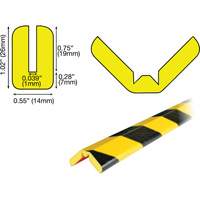 W Profile 5M Edge Protection Bumper Guard, 16.42' (5 m) Long Auto-Cam