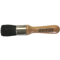 Stencil Brush, Natural Bristles, Wood Handle, 1" Width KP829 | Auto-Cam
