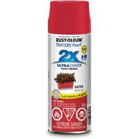 Painter's Touch&reg; Ultra Cover Paint, Apple Red, Satin, Aerosol Can Auto-Cam