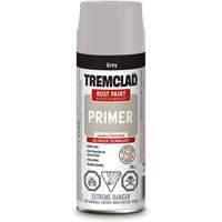 Tremclad&reg; Rust Primer Spray, Grey, Very Flat, Aerosol Can Auto-Cam
