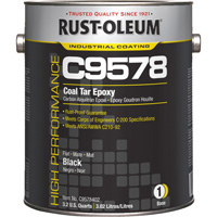 C9578 System Coal Tar High Solids Epoxy Base Component, Black, Gallon Auto-Cam