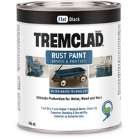 Tremclad&reg; Water-Based Rust Paint, 946 ml, Can, Black Auto-Cam
