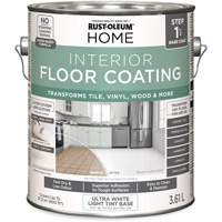 Couche de fond pour syst&egrave;me de rev&ecirc;tement de plancher int&eacute;rieur &agrave; la maison, 3,61 L, &agrave; l'eau, Tr&egrave;s mat, Base &agrave; teinter/Blanc Auto-Cam