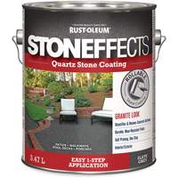 Stoneffects Quartz Stone Coating, 3.78 L, Water-Based, Textured, Grey Auto-Cam