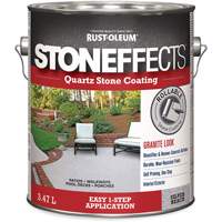 Stoneffects Quartz Stone Coating, 3.78 L, Water-Based, Textured, Grey Auto-Cam