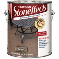 Stoneffects Decorative Concrete Coating, 3.78 L, Textured, Beige Auto-Cam