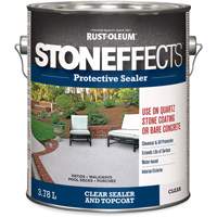 Stoneffects Protective Concrete Sealer, 3.78 L, Water-Based, Transparent, Clear Auto-Cam