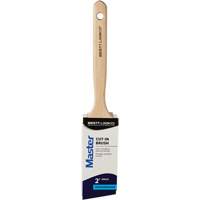 Brosse coup&eacute;e Master, Poly/nylon, Manche Bois, Largeur de 2" Auto-Cam