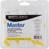 Master Yellow Stripe Mini Roller, 10 mm (3/8") Nap, 101.6 mm (4") L Auto-Cam
