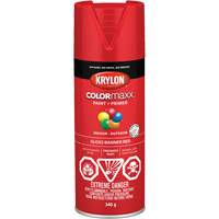 Appr&ecirc;t + peinture COLORmaxx, Rouge banni&egrave;re, Brillant, 12 oz, Canette a&eacute;rosol Auto-Cam