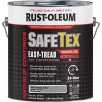 SafeTex&reg; Easy-Tread Acrylic Coating, 1 gal., Water-Based, Flat/Textured, Grey Auto-Cam