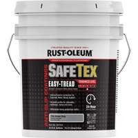 SafeTex&reg; Easy-Tread Acrylic Coating, 4 gal., Water-Based, Flat/Textured, Grey Auto-Cam