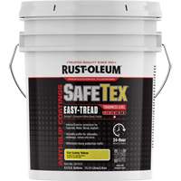 SafeTex&reg; Easy-Tread Acrylic Coating, 4 gal., Water-Based, Flat/Textured, Yellow Auto-Cam