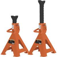 872B Jack Stands, Locking Handle/Ratchet, 12 Ton(s) Capacity, 19-1/4" - 28-1/3" H Auto-Cam