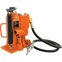 370A Bottle Jack, 12 tons, Air Hydraulic, 19-1/2" Raised Height Auto-Cam
