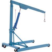 Portable Floor Cranes, 8' Lift, 2000 lbs. (1 tons), 82-1/2" Arm, 69-1/4" H Auto-Cam