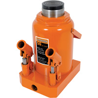 352A Bottle Jack, 50 tons, Manual Hydraulic, 19-3/4" Raised Height Auto-Cam