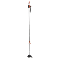 Mini Lever Hoist, 15' Lift, 500 lbs. (0.25 tons) Capacity, Steel Chain Auto-Cam
