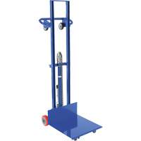 Hydraulic Platform Lift Stacker, Foot Pump Operated, 400 lbs. Capacity, 51-1/8" Max Lift Auto-Cam