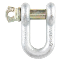 Screw Pin Chain Shackle, 1/4", Screw Pin, Hot Dip Galvanized Auto-Cam