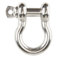 Screw Pin Anchor Shackle, 3/16", Screw Pin, Stainless Steel Auto-Cam