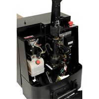 Transpalette &eacute;lectrique motoris&eacute; a/plateforme &agrave; conducteur debout, Capacit&eacute; 4500 lb, 96" lo x 30" la Auto-Cam