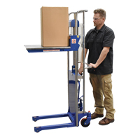 Hefti-Lift Load Stacker, Foot Pump Operated, 880 lbs. Capacity, 59" Max Lift Auto-Cam