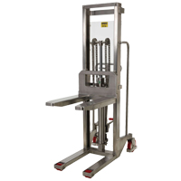 Hefti-Lift Load Stacker, Foot Pump Operated, 880 lbs. Capacity, 59" Max Lift Auto-Cam