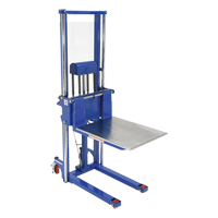 Hefti-Lift Load Stacker, Foot Pump Operated, 1500 lbs. Capacity, 63" Max Lift Auto-Cam