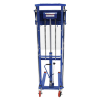 Hefti-Lift Load Stacker, Foot Pump Operated, 1500 lbs. Capacity, 63" Max Lift Auto-Cam