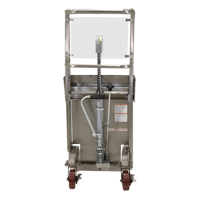 Hefti-Lift Load Stacker, Foot Pump Operated, 450 lbs. Capacity, 45-5/8" Max Lift Auto-Cam