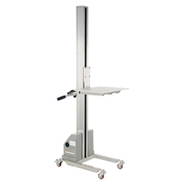 Quick Lift Stacker, Electric Operated, 125 lbs. Capacity, 72" Max Lift Auto-Cam