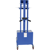 Quick Lift Stacker, Electric Operated, 400 lbs. Capacity, 57" Max Lift Auto-Cam