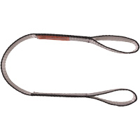 Polyester Web Sling, Double Ply, Double Eye, Type 3, 1" W x 4' L, 3100 lbs. Vertical Cap. Auto-Cam