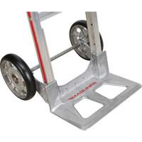 Knocked Down Hand Truck, P-Handle Handle, Aluminum, 52" Height, 500 lbs. Capacity Auto-Cam
