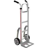 Knocked Down Hand Truck, Dual Handle, Aluminum, 48" Height, 500 lbs. Capacity Auto-Cam