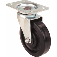 Light-Duty Caster, Swivel, 3" (76 mm), Polyolefin, 250 lbs. (113 kg.) Auto-Cam