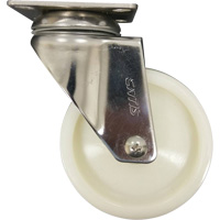 Roulette, Pivotant, 4" (101,6 mm), Nylon, 200 lb (91 kg) Auto-Cam